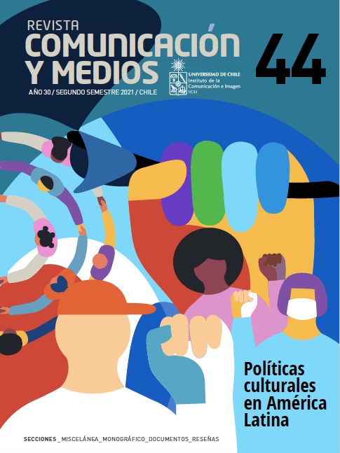							Visualizar v. 30 n. 44 (2021): Políticas Culturales en América Latina: disensos, tensiones actuales y desafíos
						